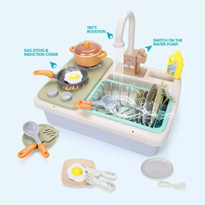 اسباب بازی سینک ظرفشویی کودک همراه با اجاق گاز FIVESTAR TOYS LERNING FUN _اسباب بازی لوازم خانگی